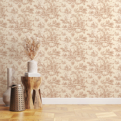 Geraldine Toile Scenic in Orange