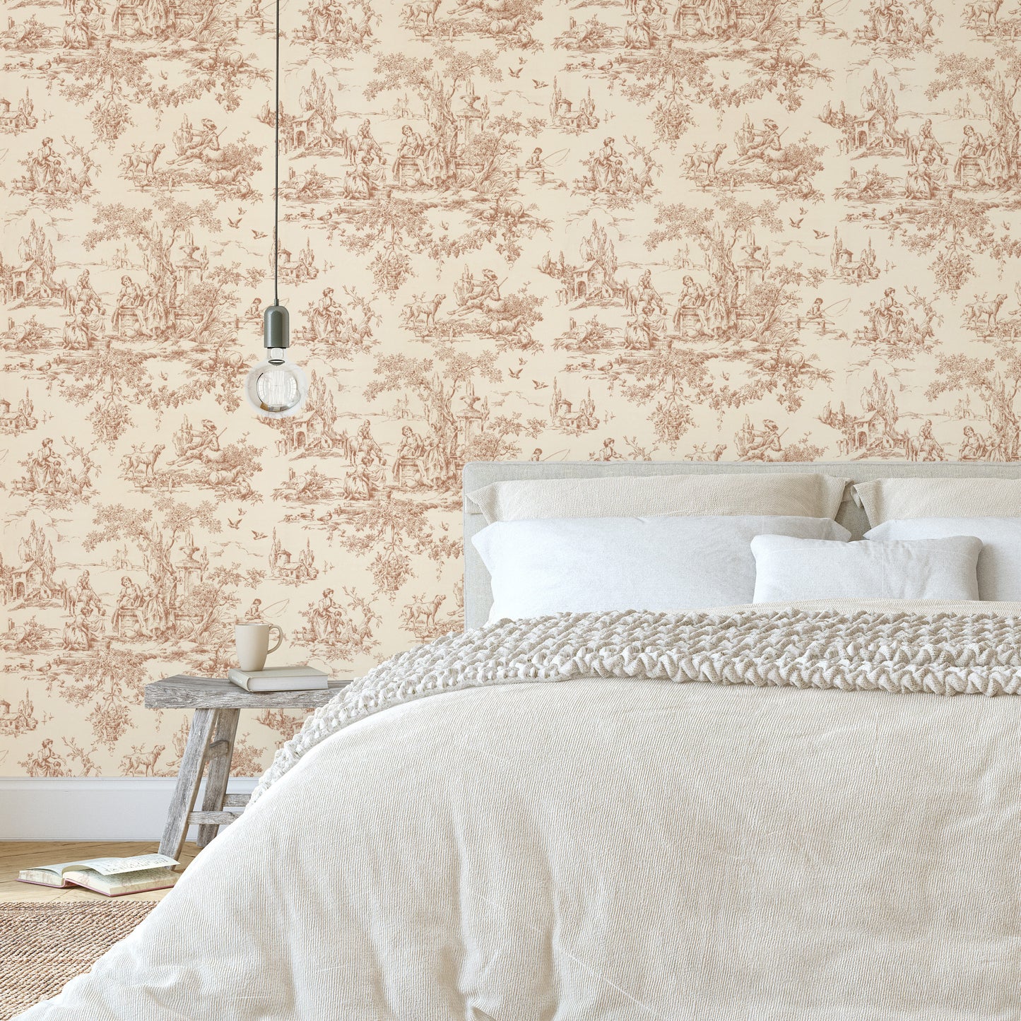 Geraldine Toile Scenic in Orange