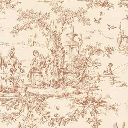 Geraldine Toile Scenic in Orange