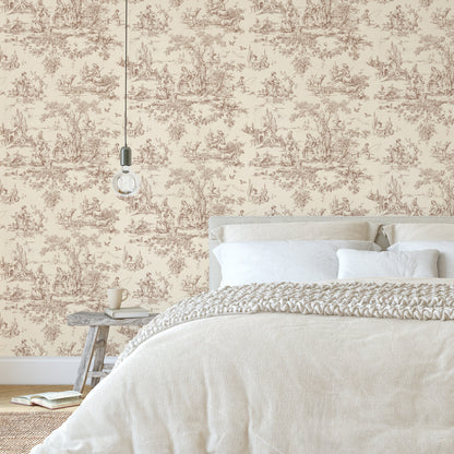 Geraldine Toile Scenic in Brown