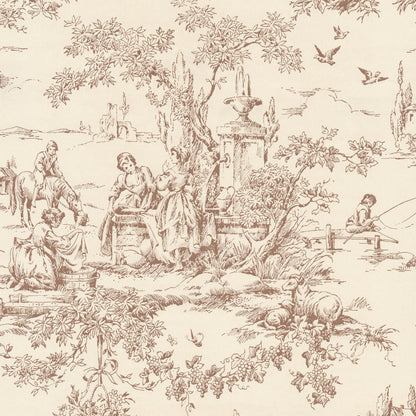 Geraldine Toile Scenic in Brown