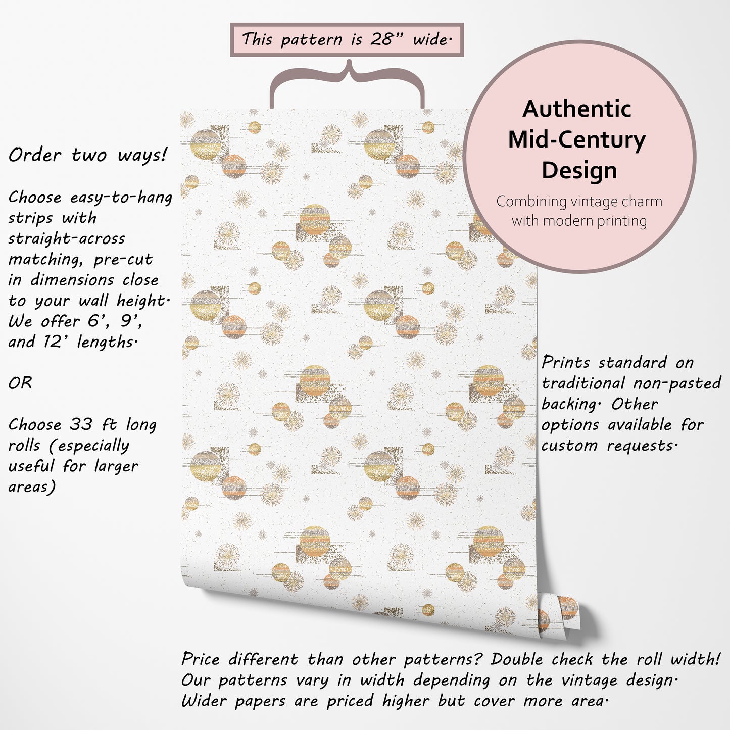 Burst Midcentury Geometric