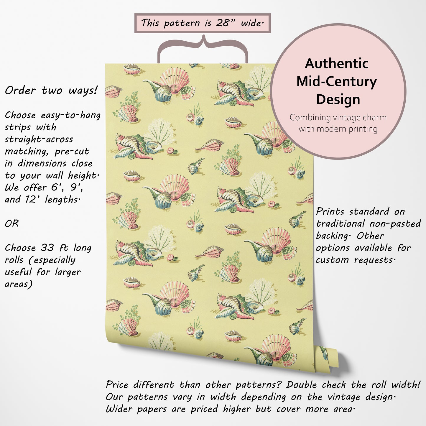 Ondine Seashells Bathroom Theme