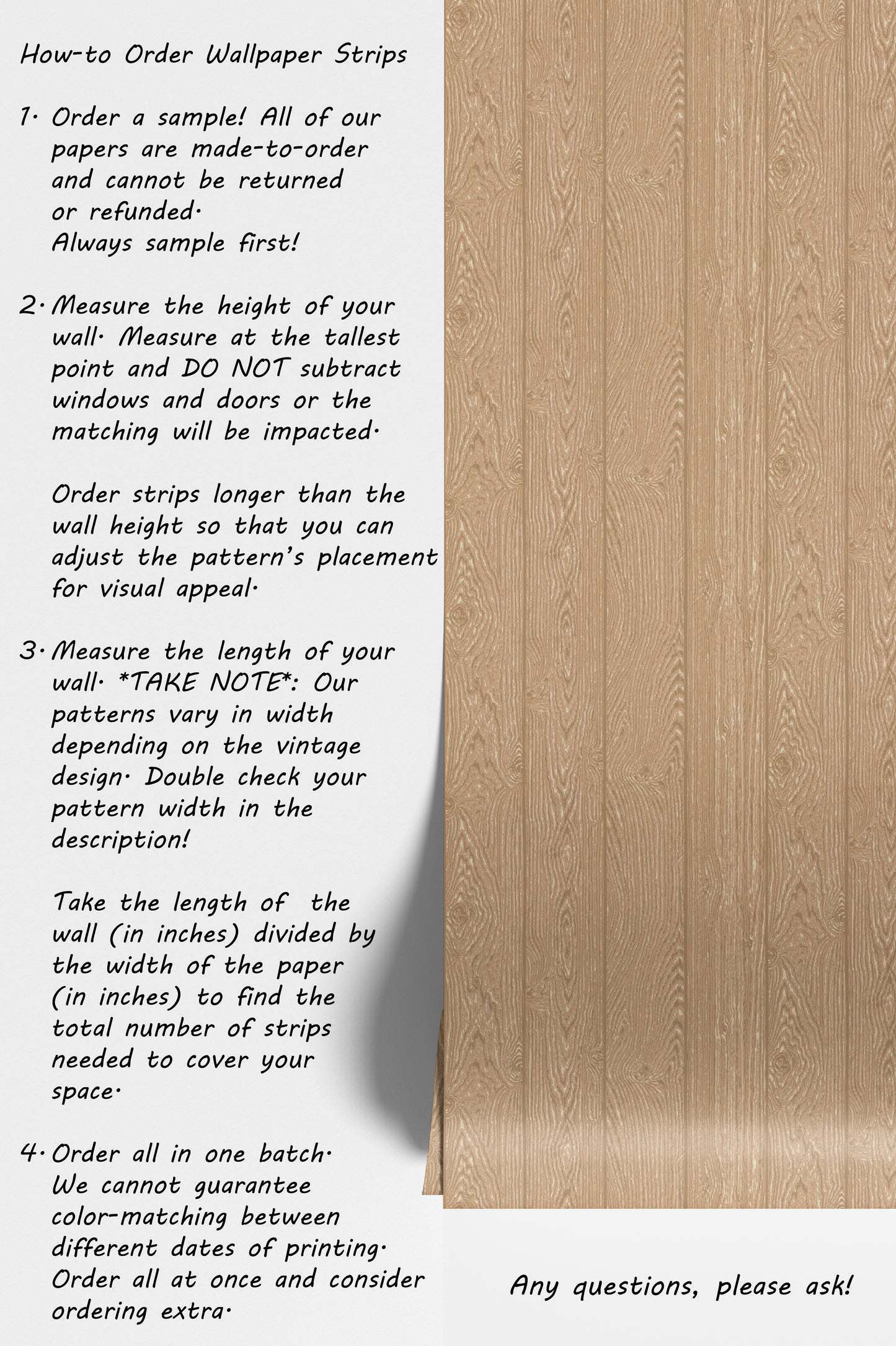 Chestnut Faux Woodgrain Texture