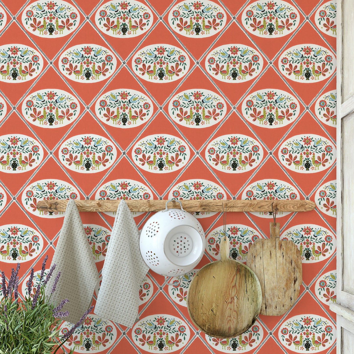 Henny Penny Kitchen Theme in Red