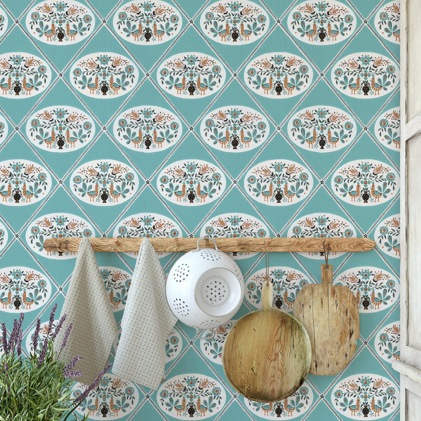 Henny Penny Kitchen Theme in Blue