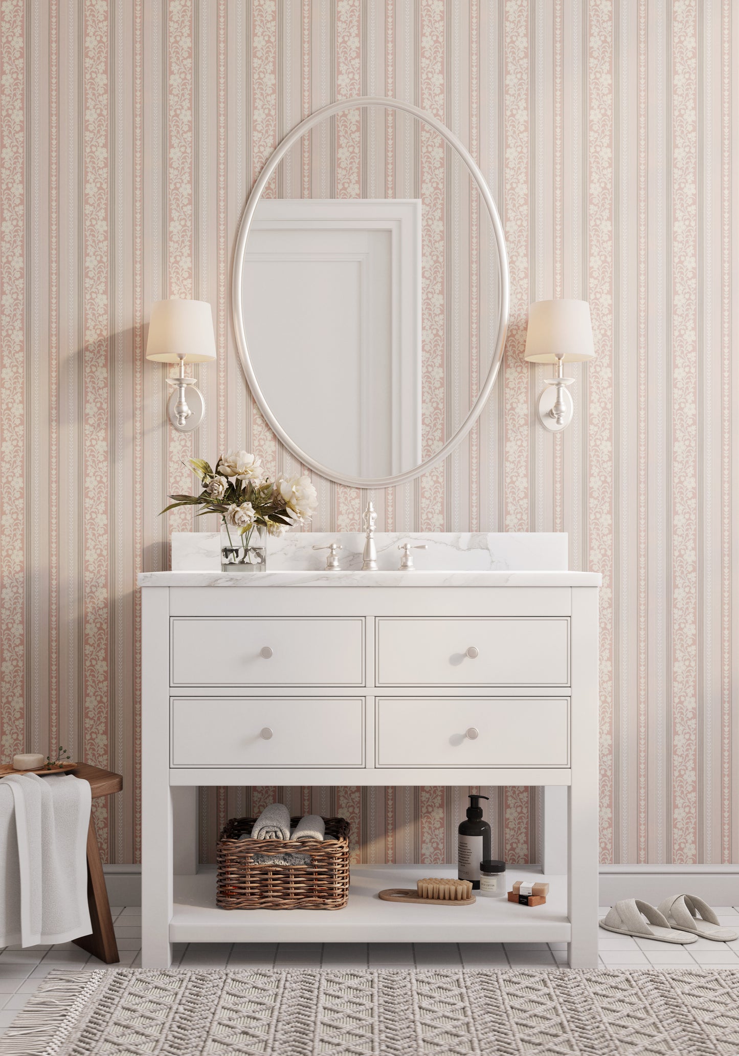 Shannon Floral Stripe