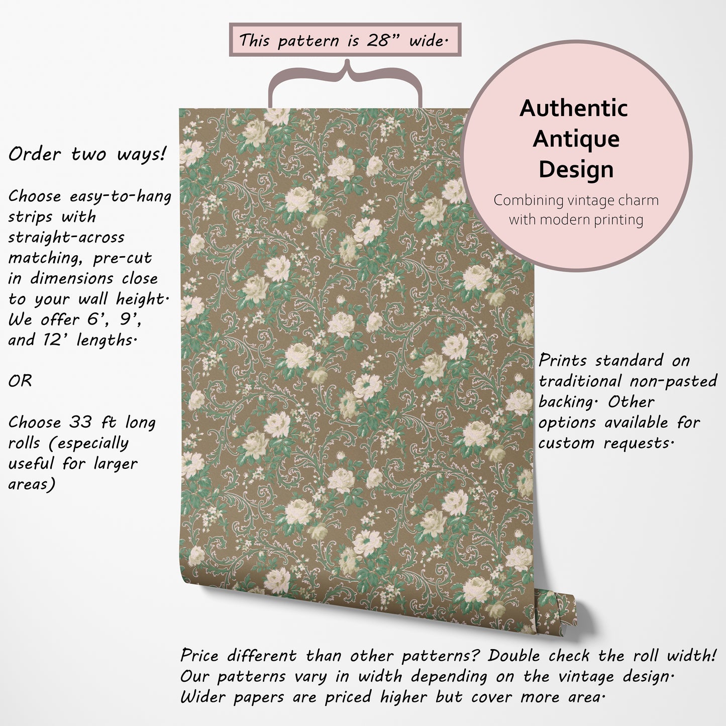 Estelle Antique Roses Floral