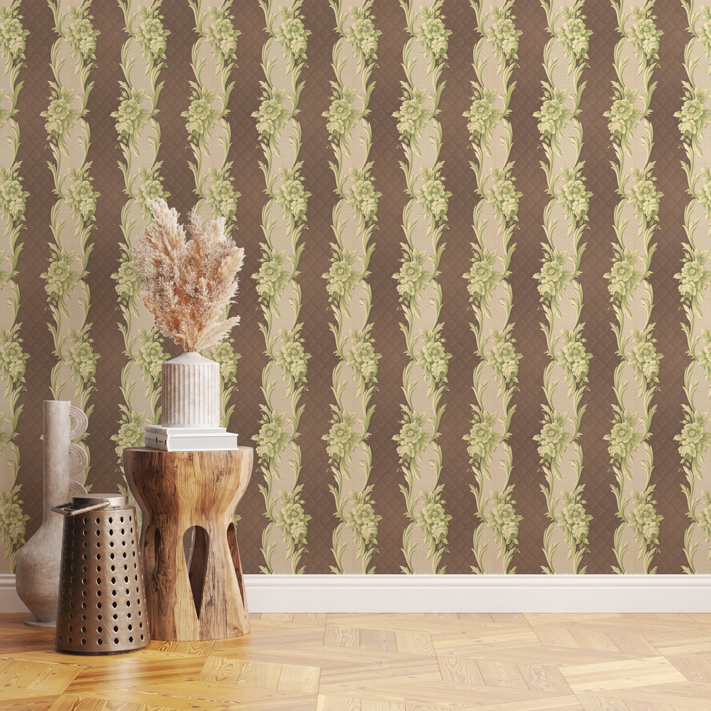 Eunice Floral Stripe