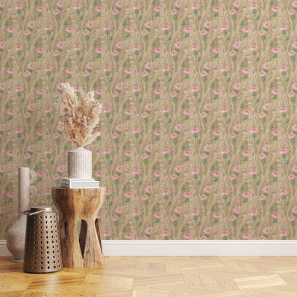 Natalie Antique Floral Stripe