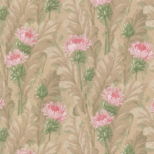 Natalie Antique Floral Stripe