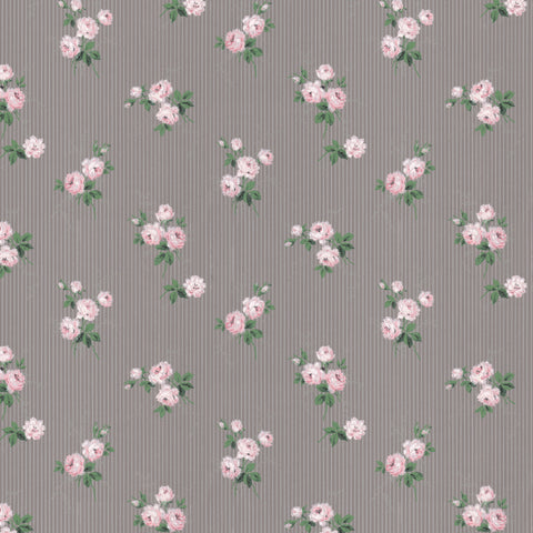 Breanne Midcentury Rose Floral Digital Repeat