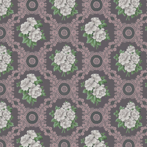 Miriam Gray Floral Digital Repeat