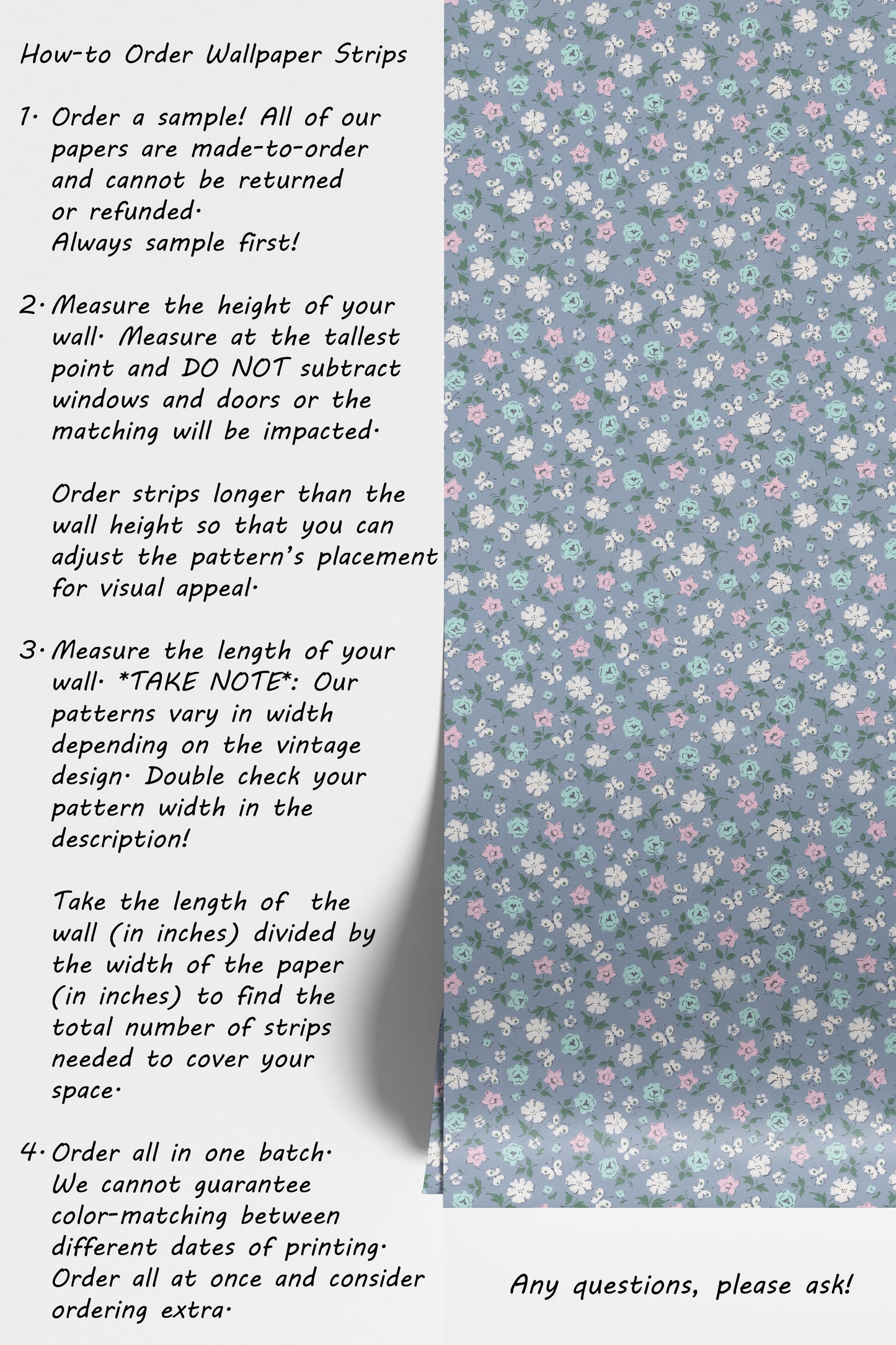 Periwinkle Floral