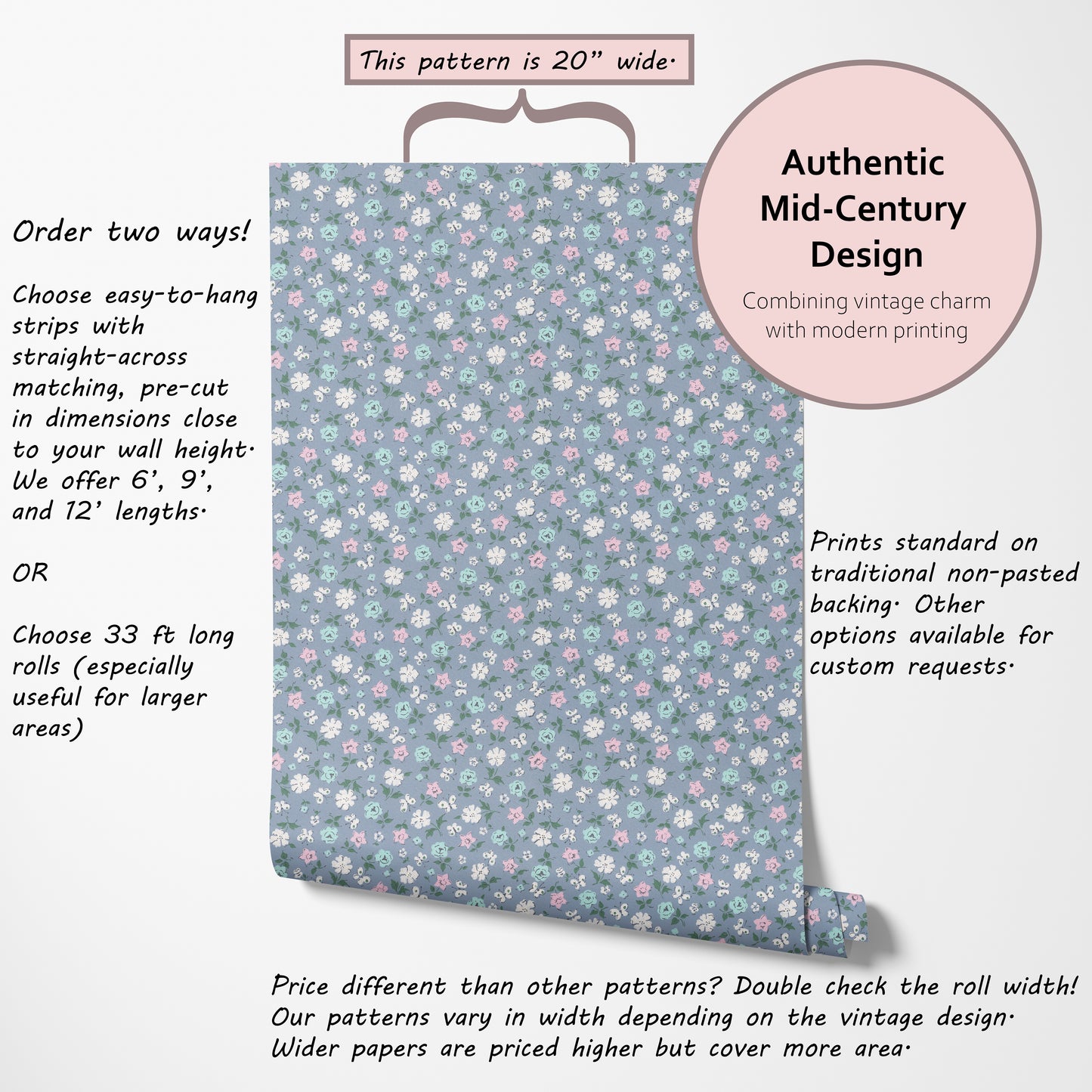 Periwinkle Floral