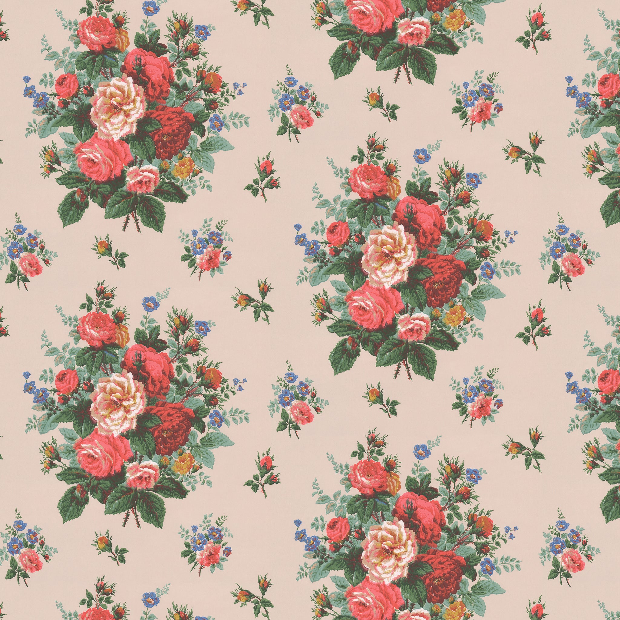 Imogene Rose Bouquet Floral Digital Repeat