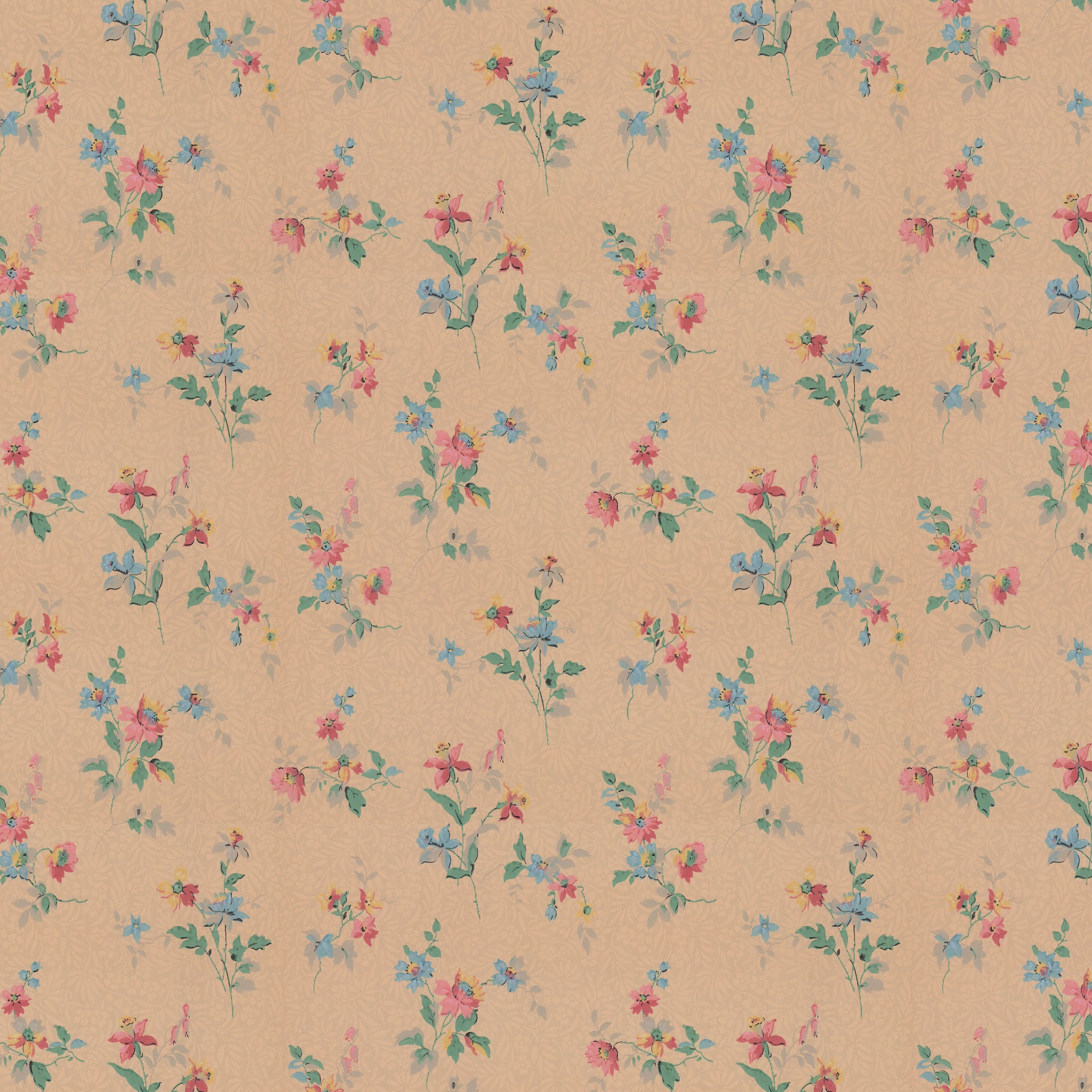 Bryony Antique Floral Digital Repeat