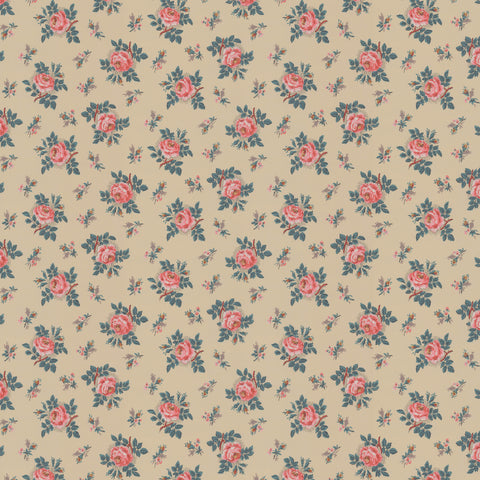 Peyton French Rose Floral Digital Repeat