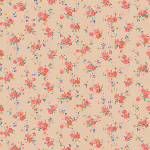 Geovana French Roses Floral Digital Repeat