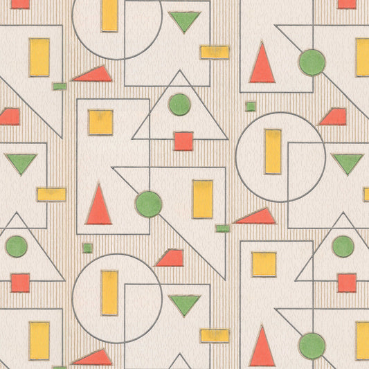 Slant Retro Geometric