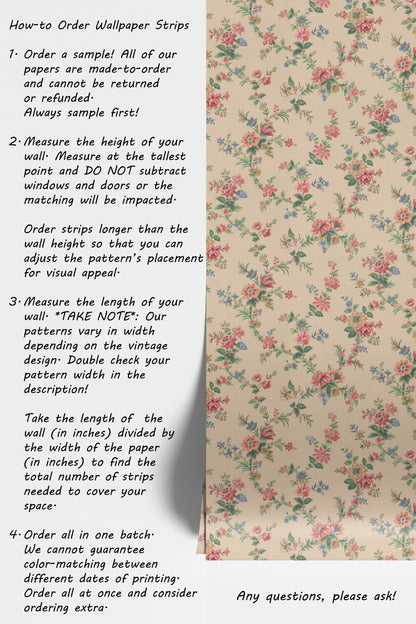 Esme Antique French Floral Chintz