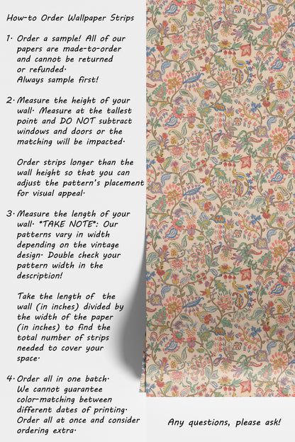 Patrice Antique French Floral Chintz