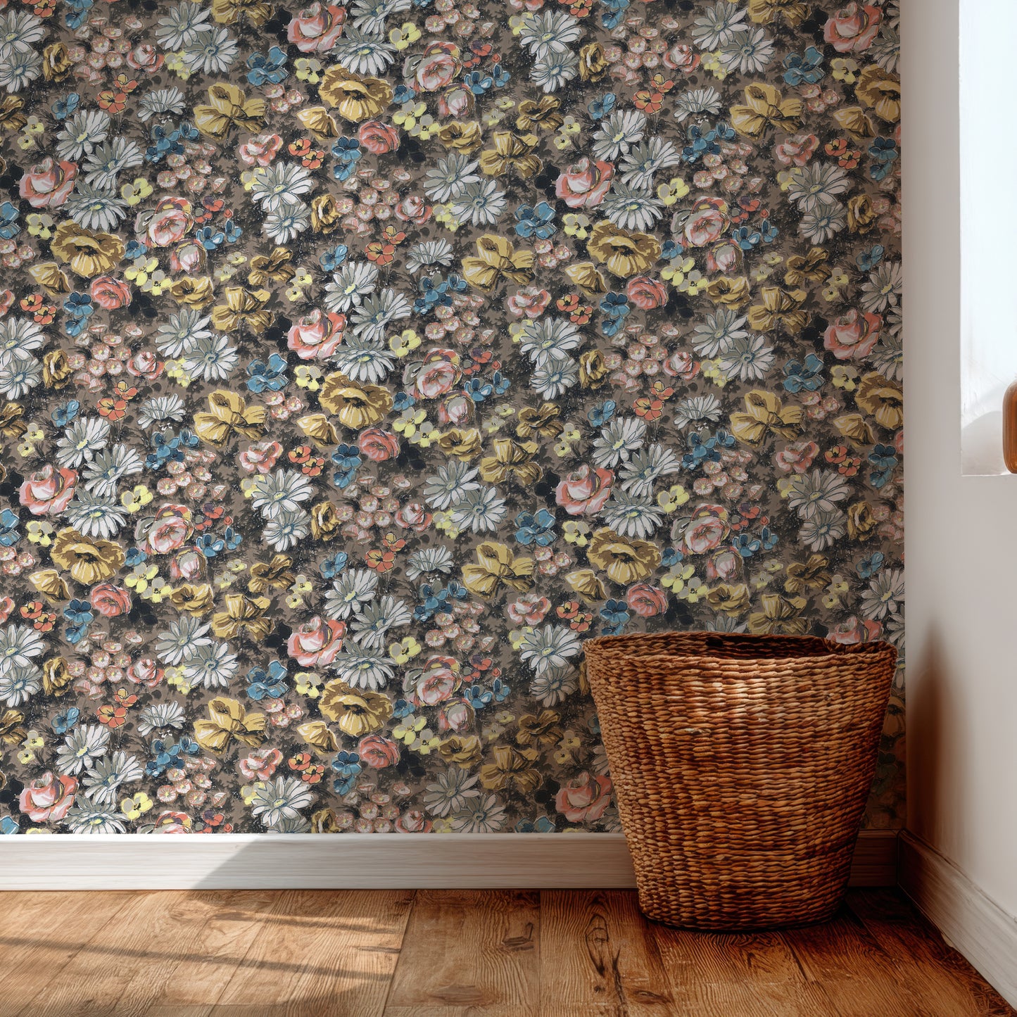 Vanessa French Floral Daisies Roses Poppies