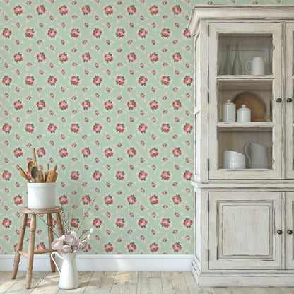 Traci Roses and Butterflies Floral