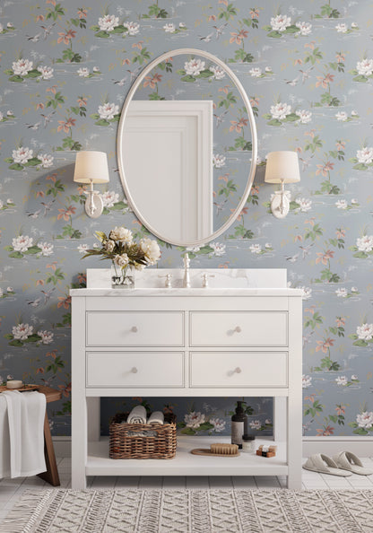 Fernanda Ducks and Water Lilies Bathroom