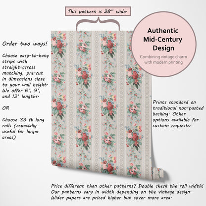 Carmen Floral Stripe