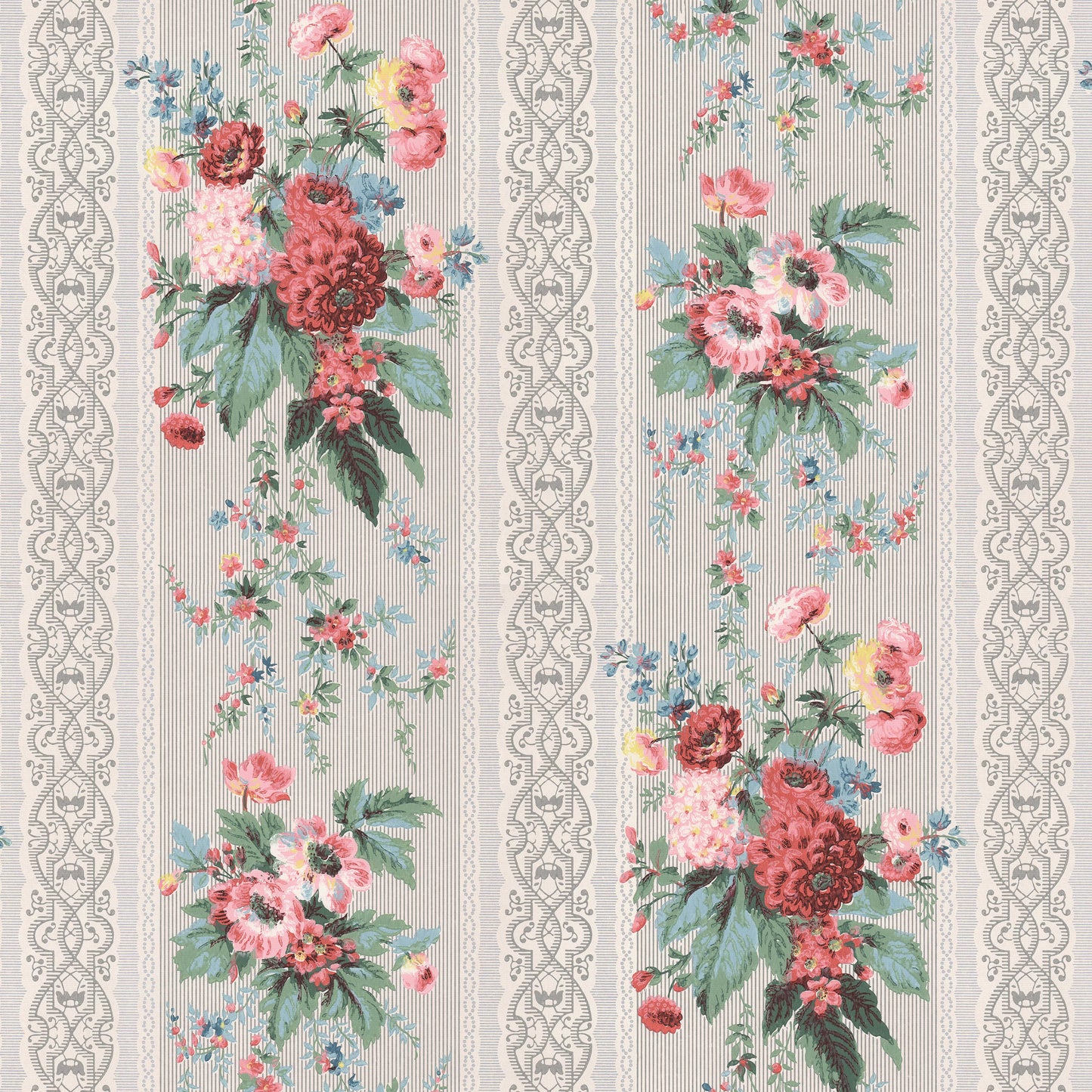 Carmen Floral Stripe