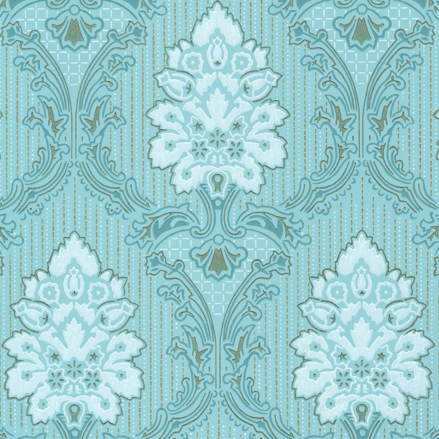 Beatrix Aqua Damask