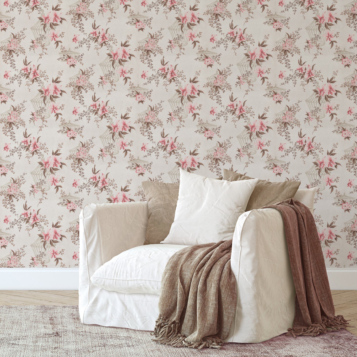 Barbara Birdcages Floral