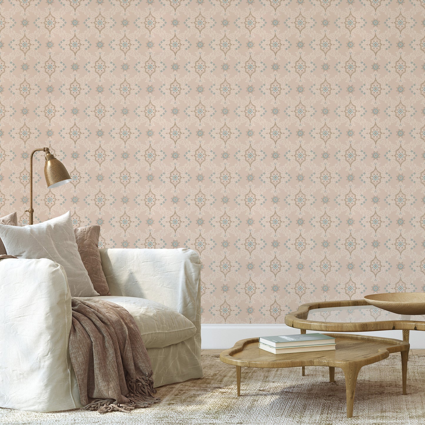 Spunk Midcentury Geometric on Beige