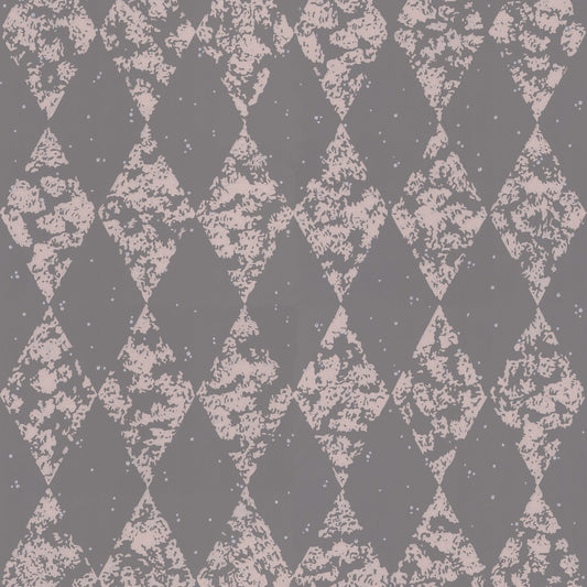 Jewel Diamond Geometric in Pink and Gray