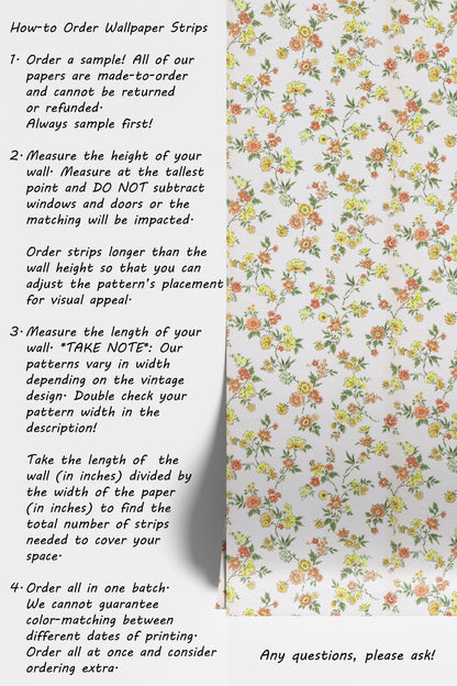 Nala Retro Orange Floral