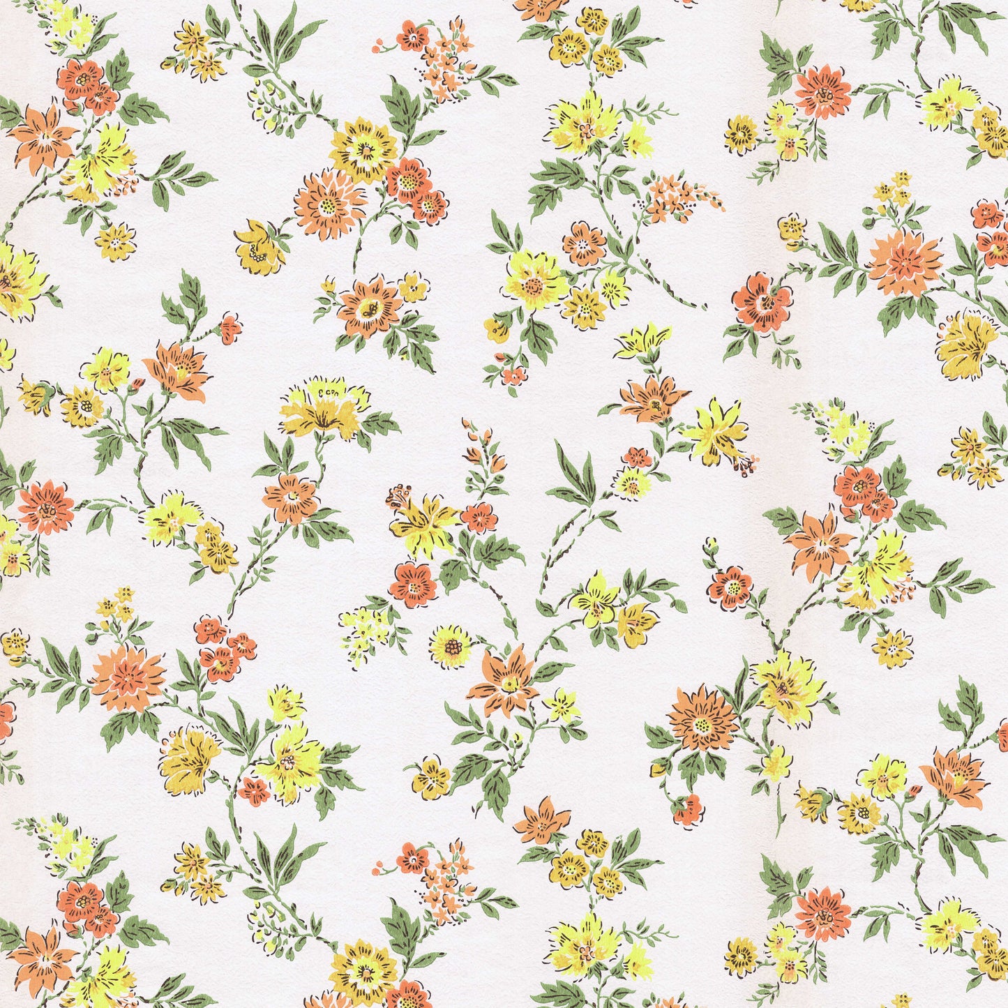 Nala Retro Orange Floral