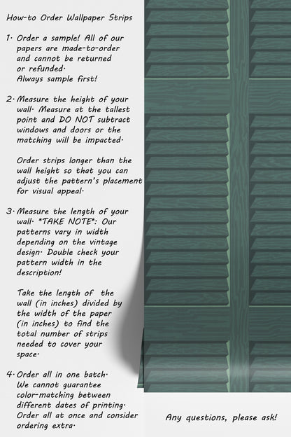 Green Shutters Faux Texture