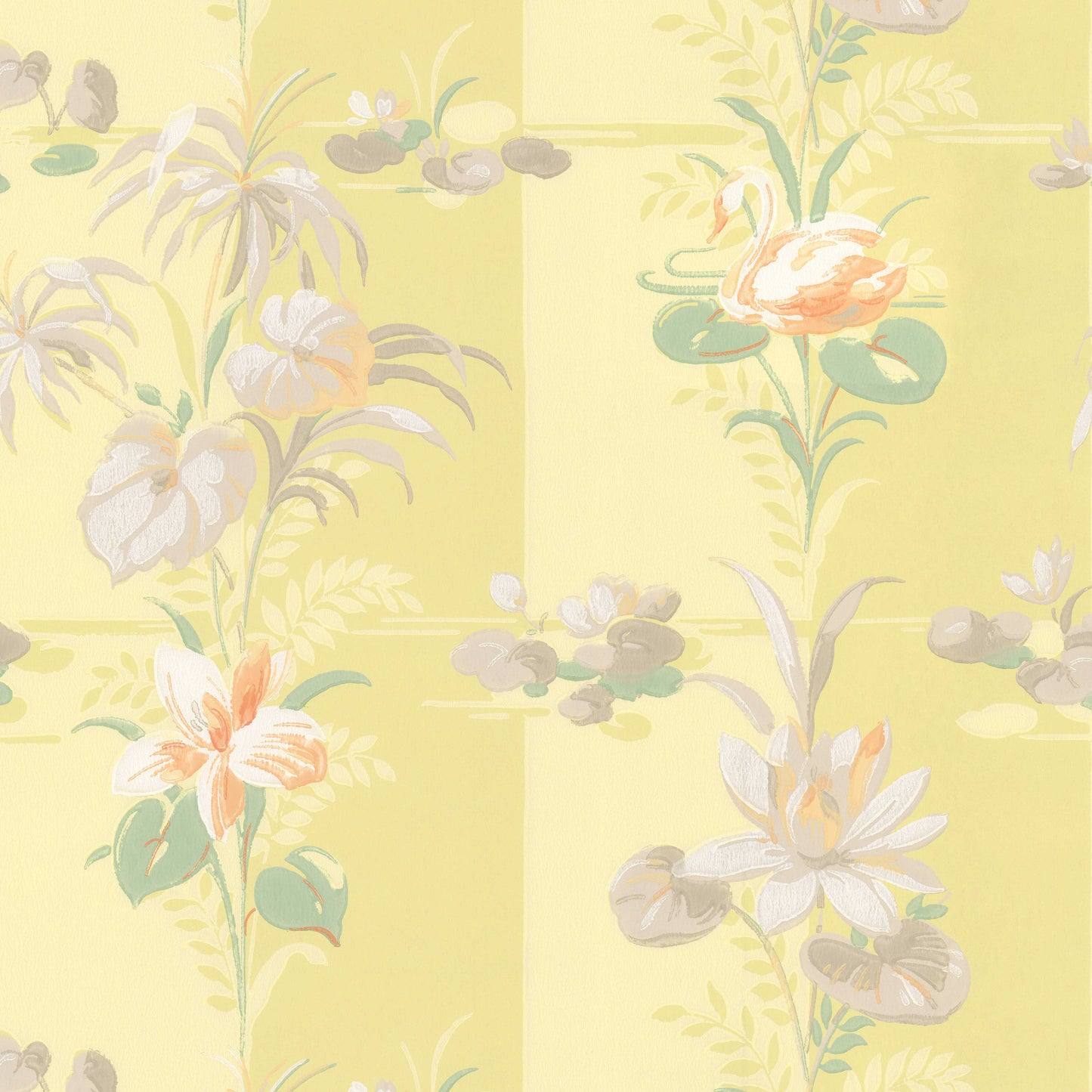 Sunlit Pond Bathroom Swan