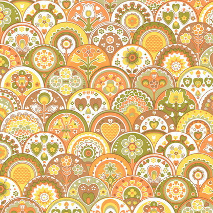 Vibrance Retro Geometric in Autumn