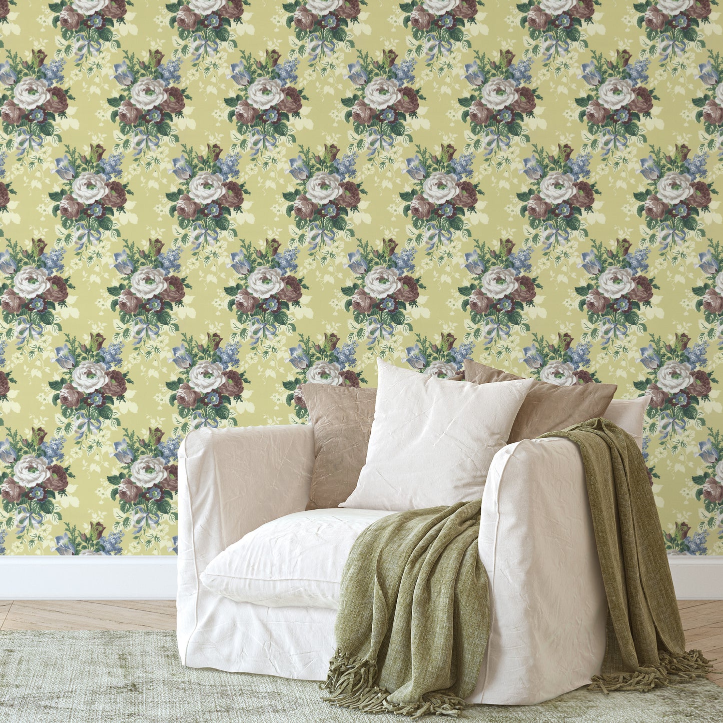 Frances Cabbage Roses Floral