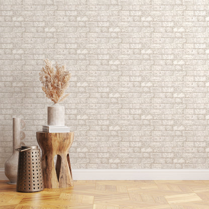 White Brick Faux Finish