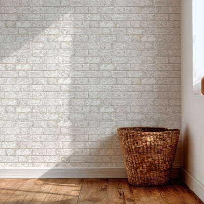 White Brick Faux Finish