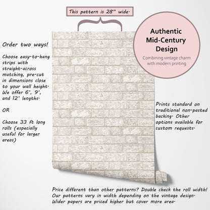 White Brick Faux Finish