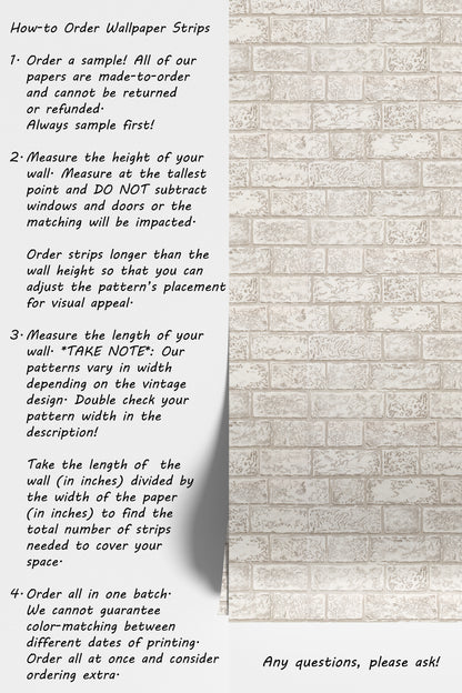 White Brick Faux Finish