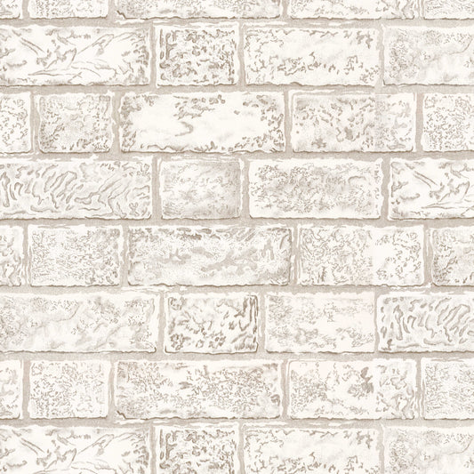 White Brick Faux Finish
