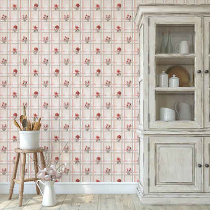 Rae Plaid Kitchen Floral