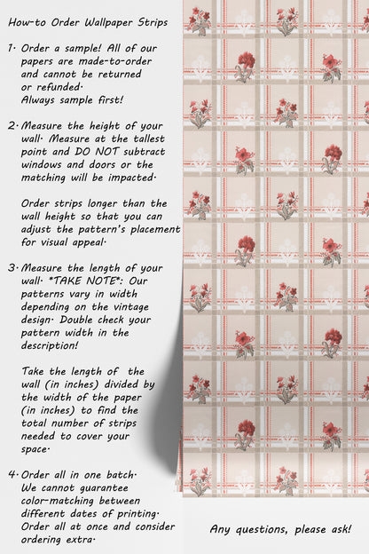 Rae Plaid Kitchen Floral