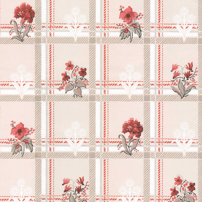 Rae Plaid Kitchen Floral