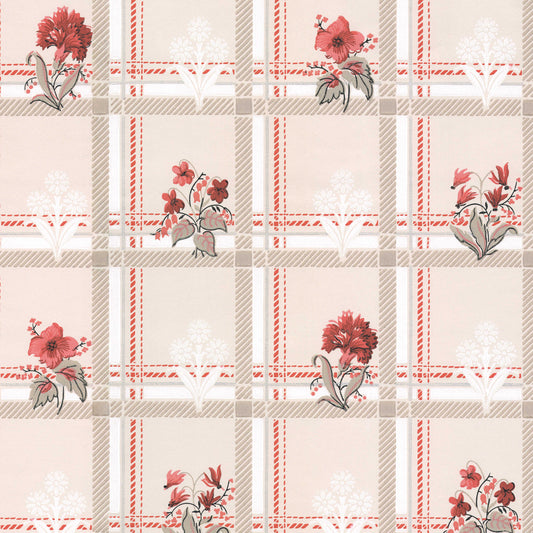 Rae Plaid Kitchen Floral